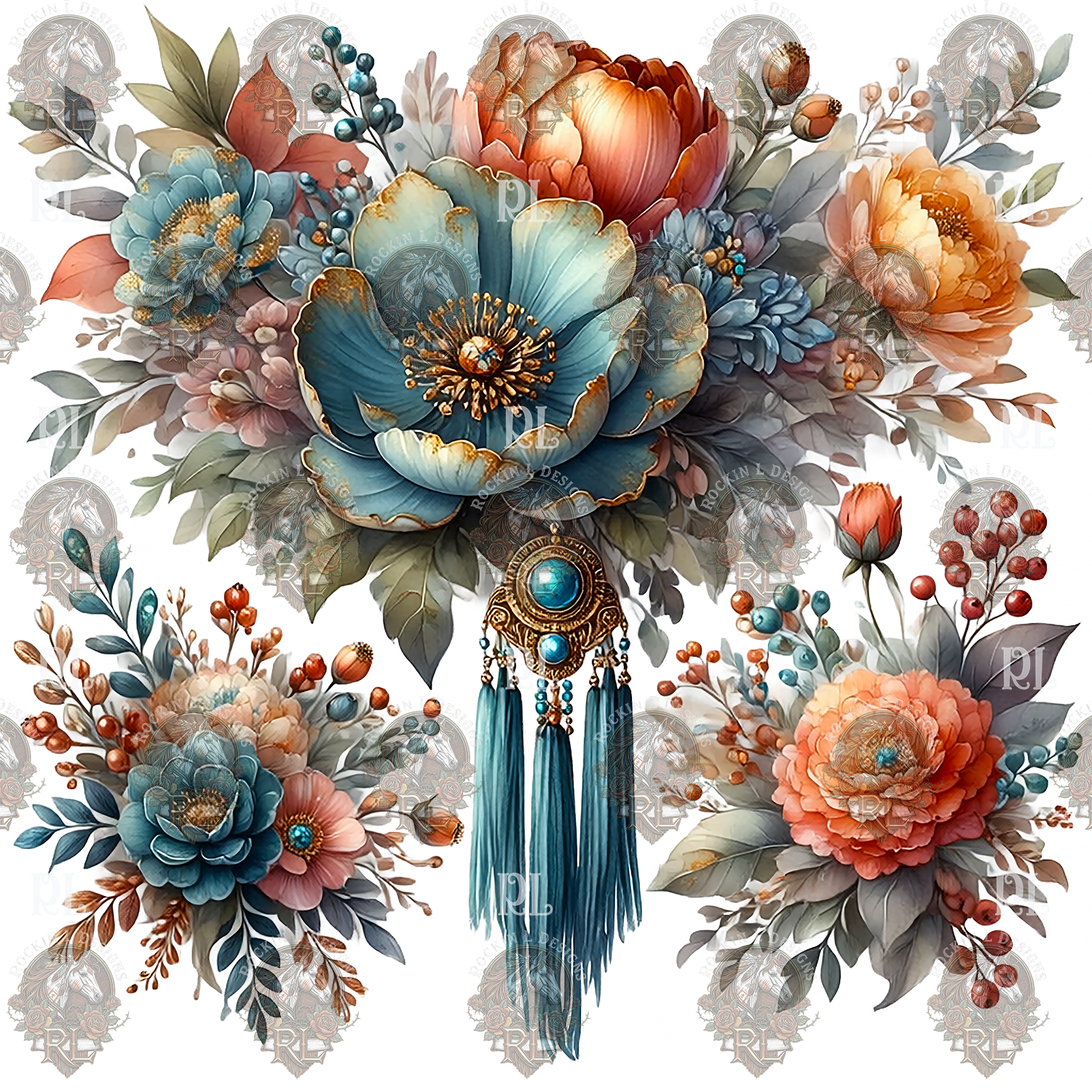 Wildfire Floral Element f434