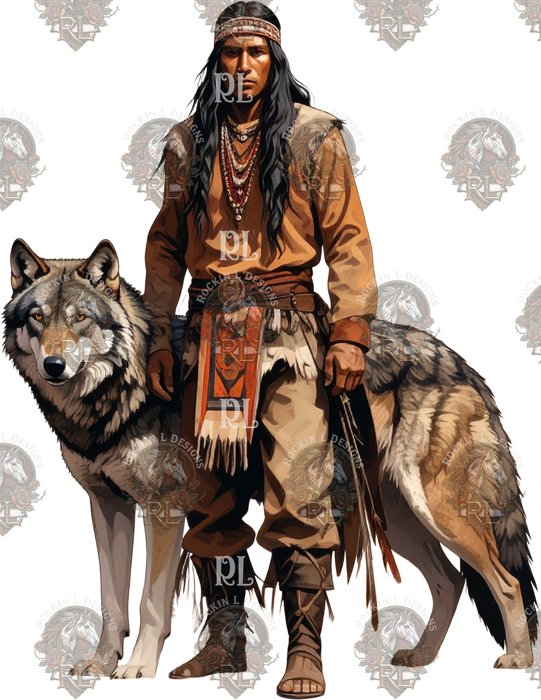 Wildfire Standing Wolf f282