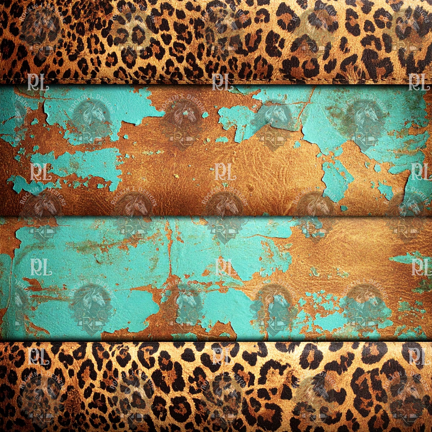 Wildfire Turquoise Lepoard f552