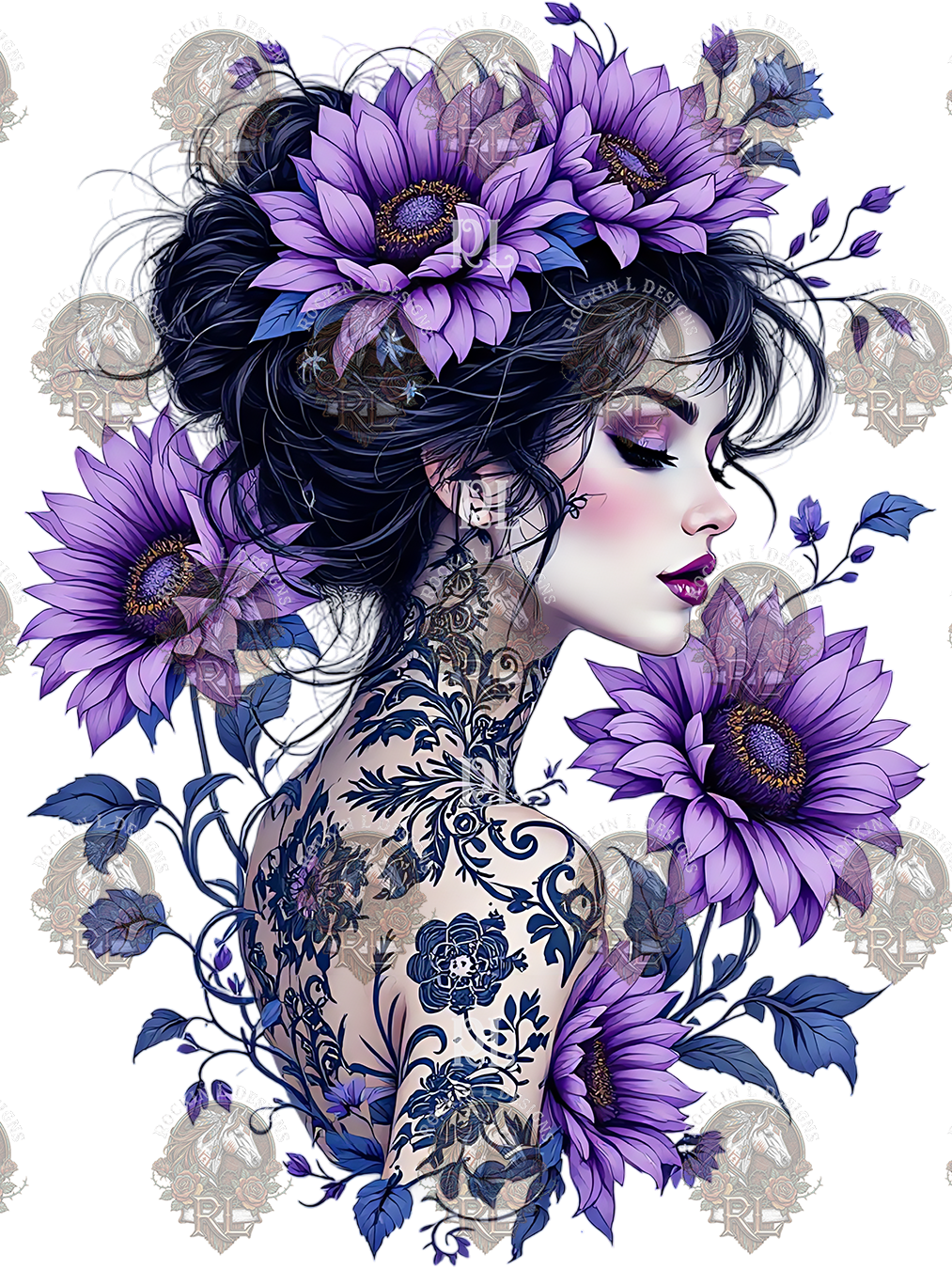 Woman in Purple 212
